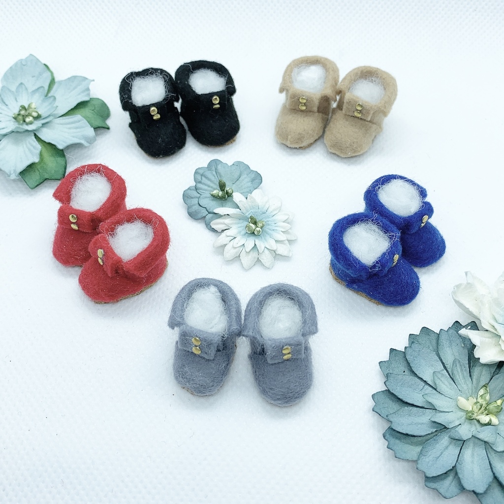 ぬい靴 ブーツ(5色)