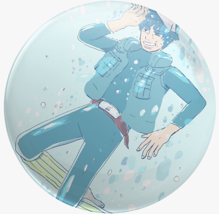 ダイパパ缶ミラーとガイくんメタルくんガイ先生缶バッジ各種