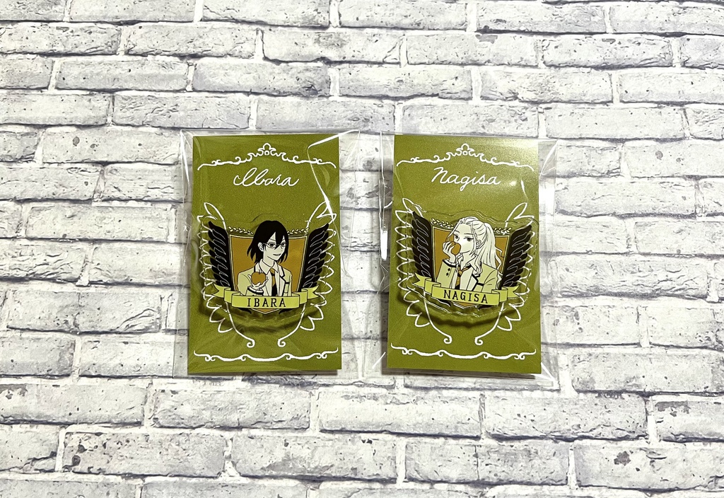 エンブレム風クリアバッヂ