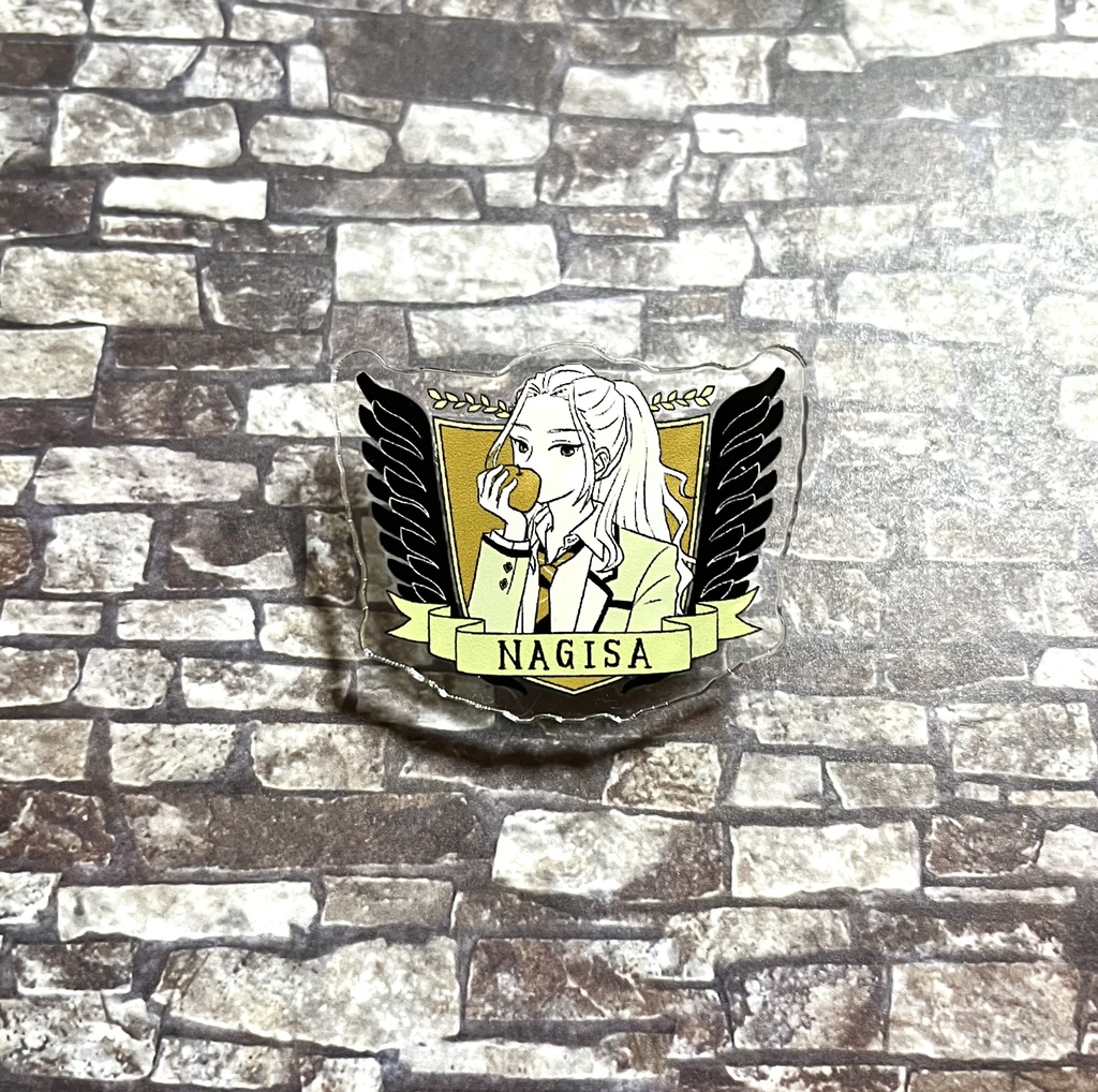 エンブレム風クリアバッヂ