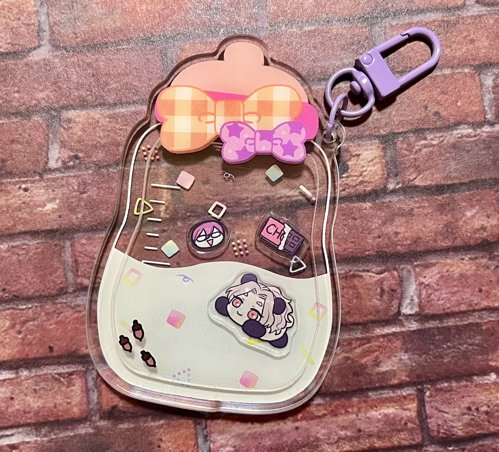 ぱんだのなぎさといばらまんシャカシャカアクキー