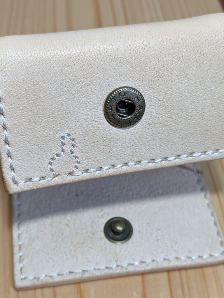 【非公式】推しの押し印入り本革コインケース(角巻わため)