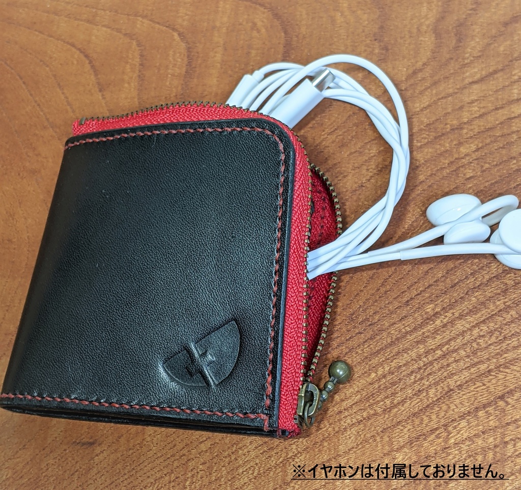 【非公式】推しの押し印入り本革ミニポーチ(大神ミオ)