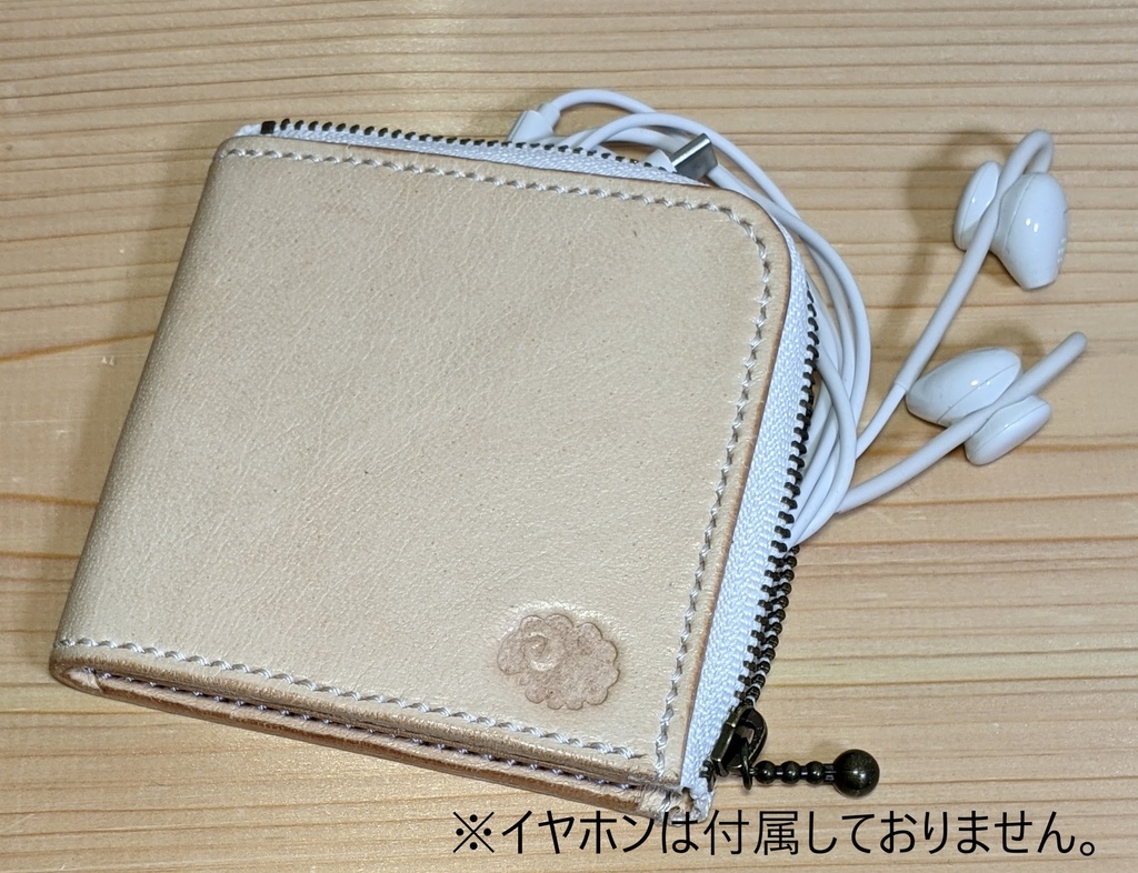 【非公式】推しの押し印入り本革ミニポーチ(角巻わため)