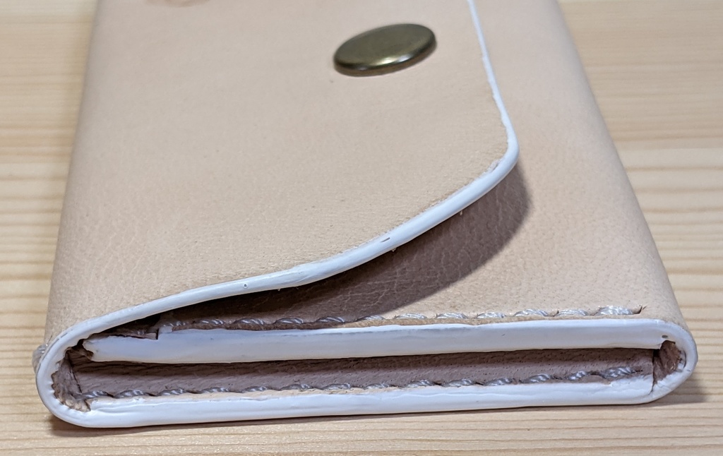 【非公式】推しの押し印入り本革名刺入れ(角巻わため)