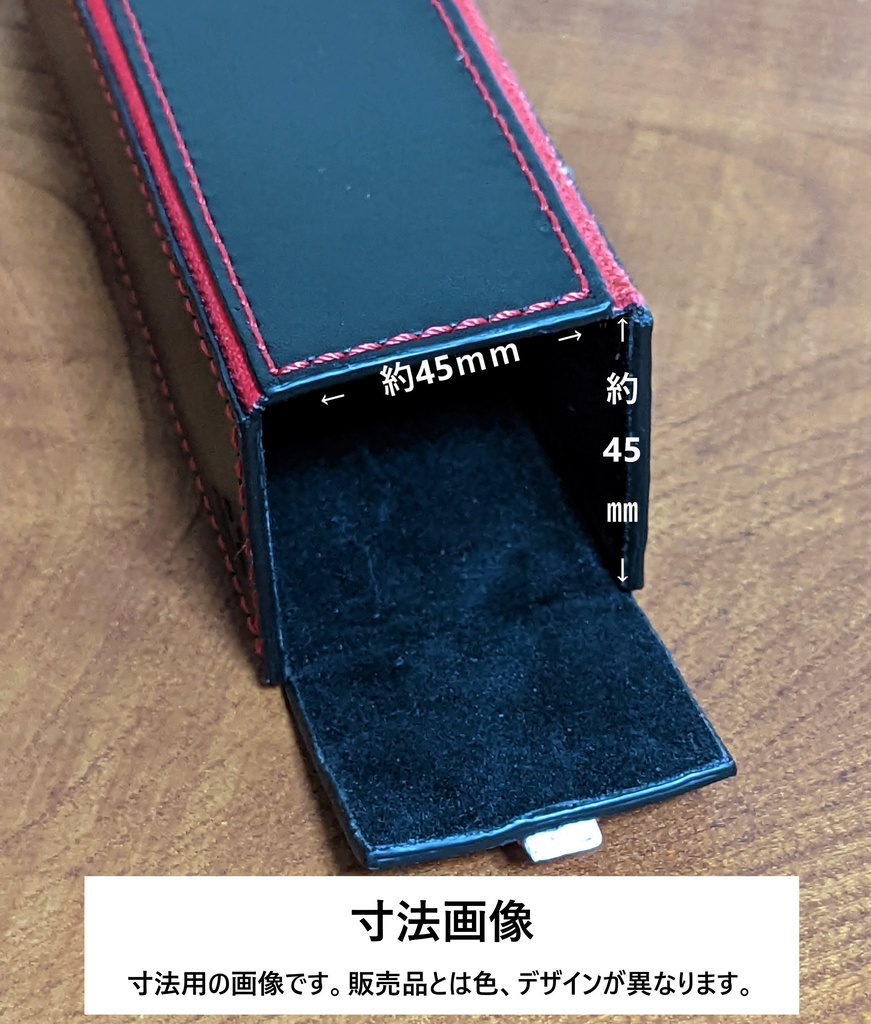 【非公式】推しの押し印入り本革メガネケース(白上フブキ)