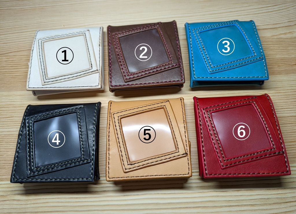 推し活本革コインケース