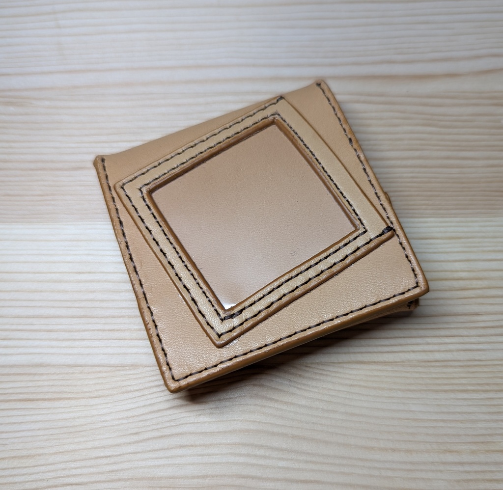 推し活本革コインケース