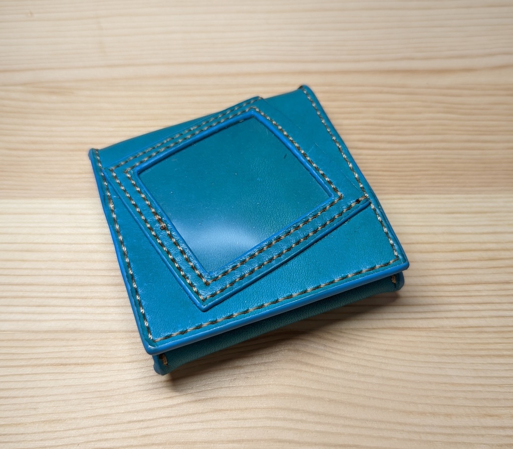 推し活本革コインケース