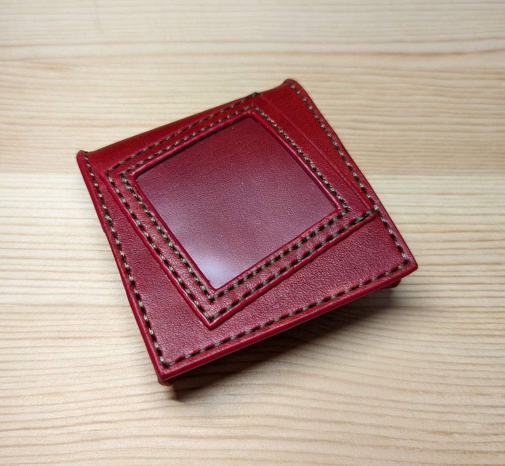 推し活本革コインケース