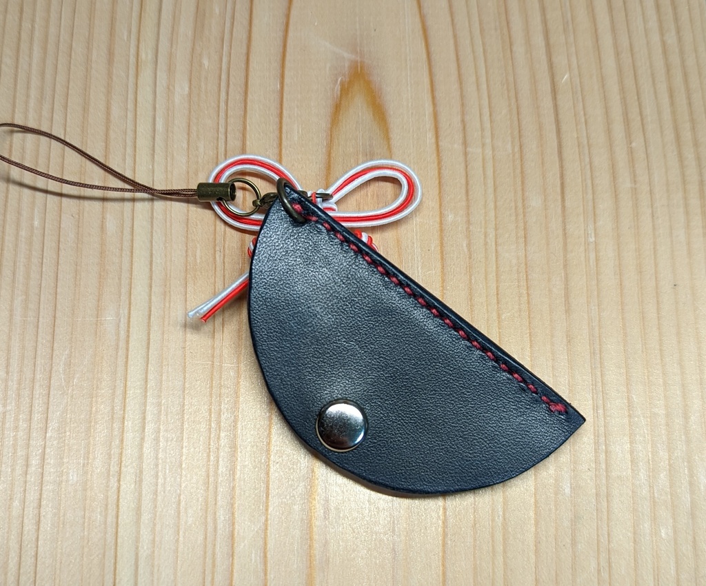 【非公式】推しの名セリフ押し印入りミニミニコインケース(大神ミオ)