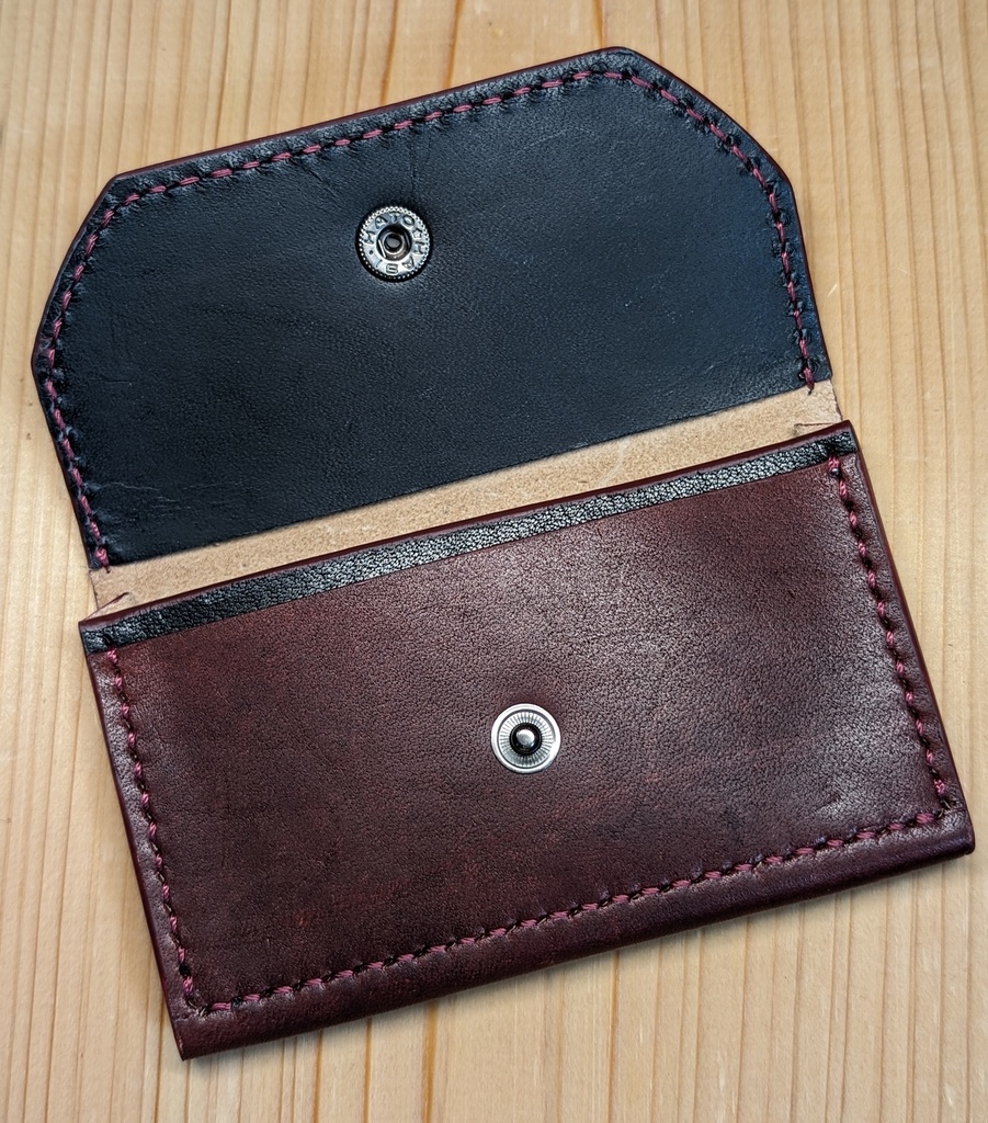 【非公式】推しの押し印入り本革名刺入れ(鷹嶺ルイ)