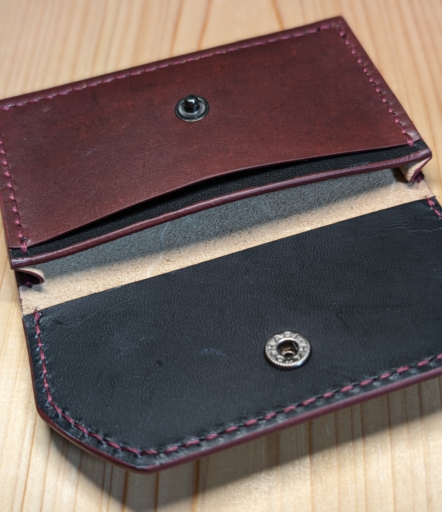 【非公式】推しの押し印入り本革名刺入れ(鷹嶺ルイ)