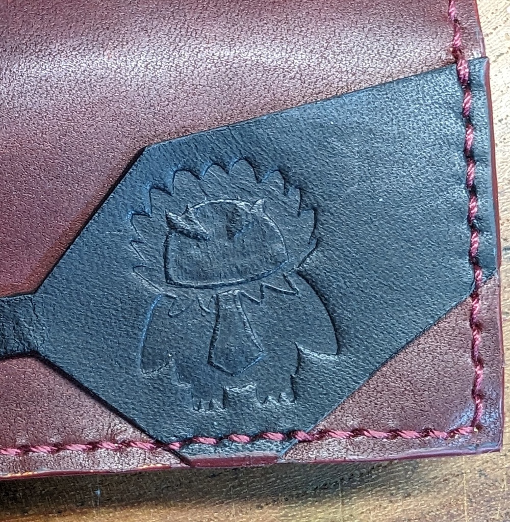 【非公式】推しの押し印入り本革コインケース(鷹嶺ルイ)