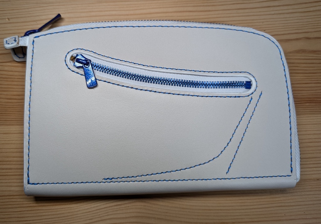 【非公式】白上フブキ推しL字ファスナー財布 おるやんけ押印付き