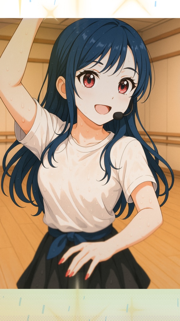 夏色ヒロイン 9:16壁紙3点セット — Summer Girls Trio