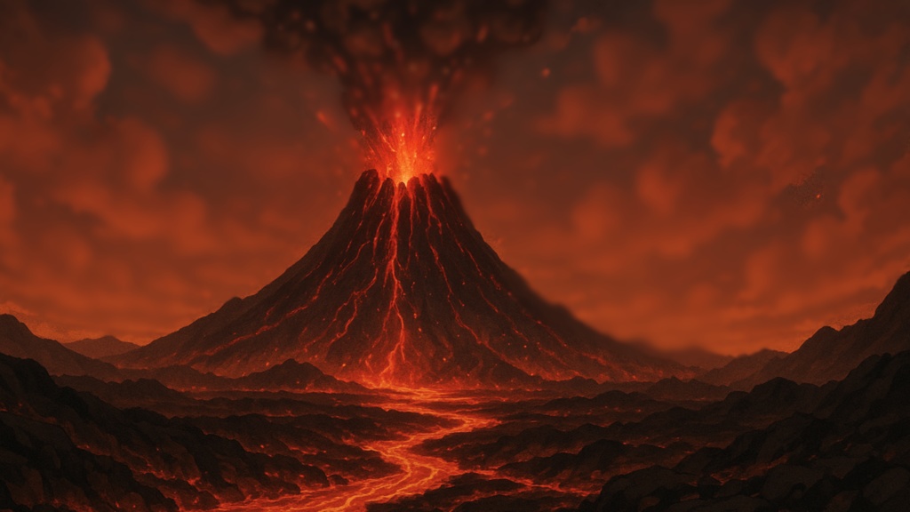 雨と火の情景 3点セット — Rain & Ember Landscapes(16:9 背景)