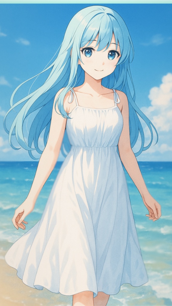 碧海のひととき 9:16壁紙3点セット — Azure Breeze Wallpaper Trio