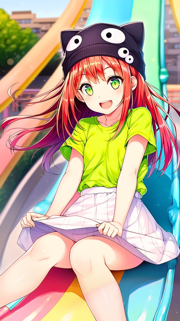 風と光のヒロイン 9:16壁紙3点セット — Breeze & Bloom Trio