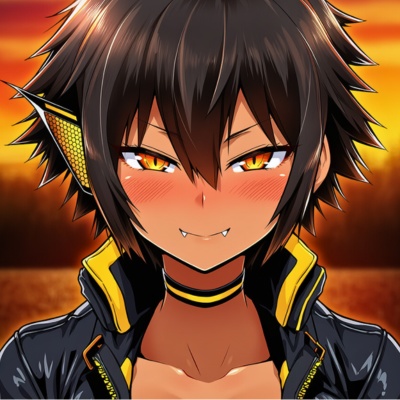 琥珀のグロー アイコン3点セット — Amber Glow Icon Trio