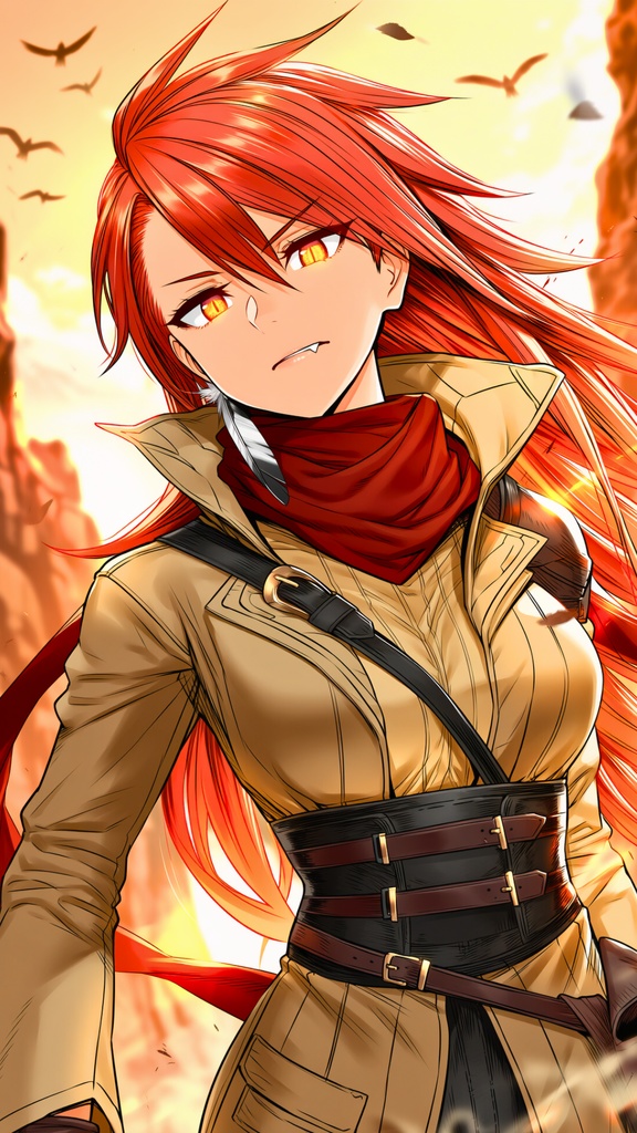 紅き風、走り出す ― Crimson Momentum(4枚セット)