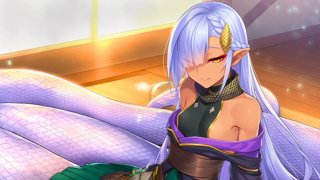 紫蛇と聖堂のアトリエ — Serpent & Sanctuary Atelier(4枚セット)