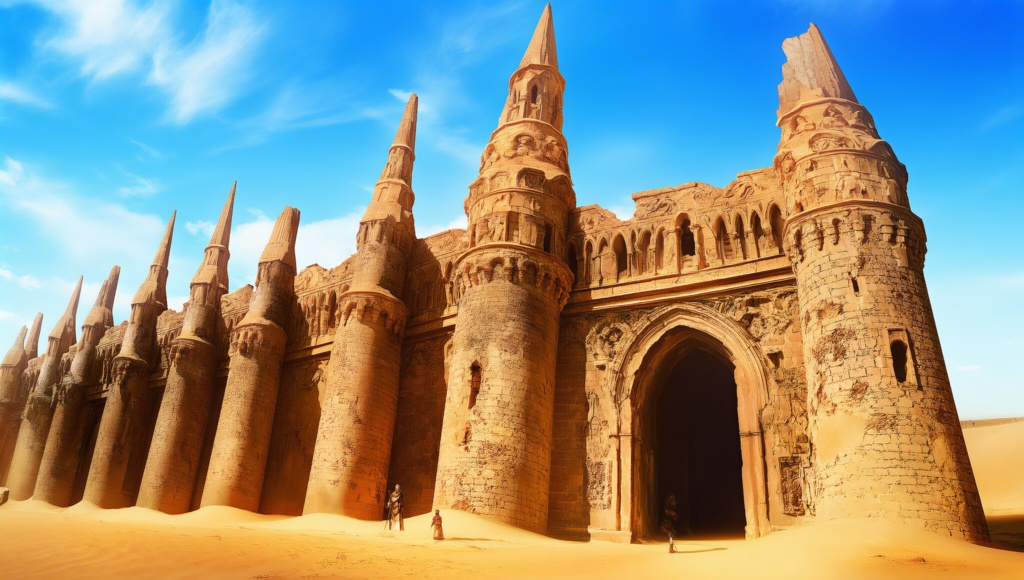 光の地形図 — 砂漠・海・都市の幻想風景10枚