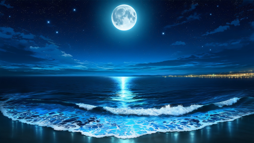 光の地形図 — 砂漠・海・都市の幻想風景10枚