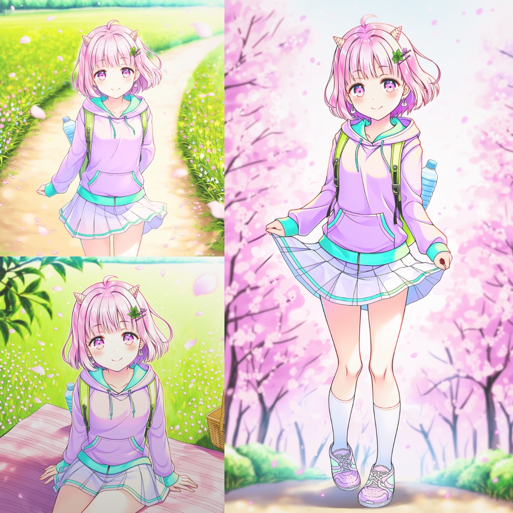 春のリュックと君の午後 ― Sakura Path Collection ―