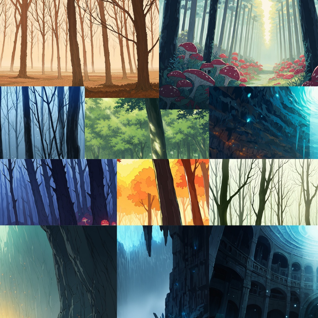 境界の深度 ― 静かな世界を巡る背景画集（全11枚）