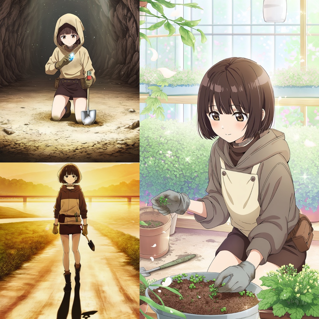 土に宿る光｜地の子ストーリー壁紙3枚セット