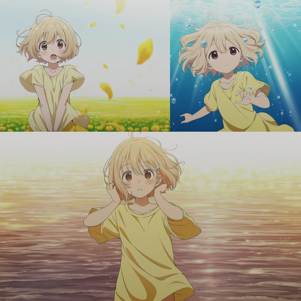 『水と風のあいだ』— 3Scene Yellow Collection