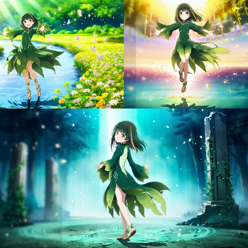 ネリュア ― 森と光の継手 ― イラスト3枚セット