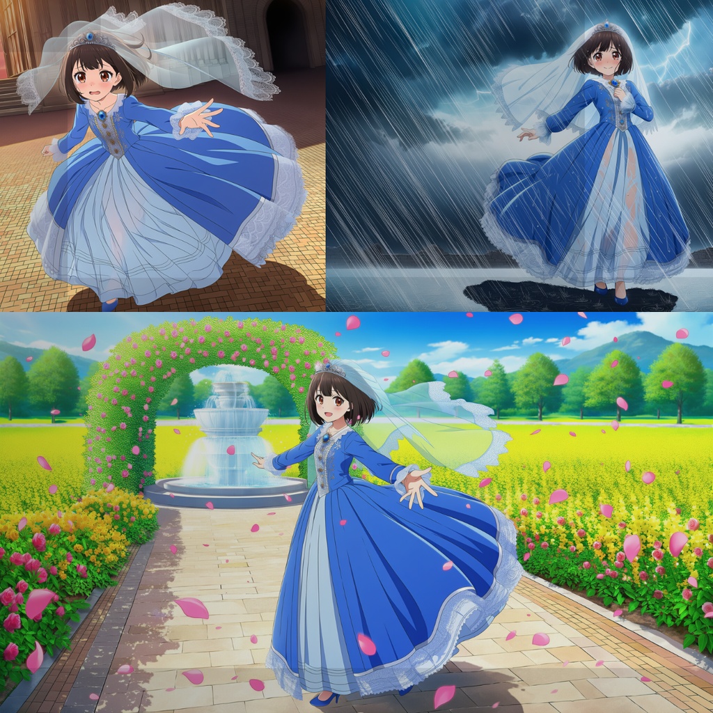 瑠香 イラストセット - 青き姫君と幼なじみの約束 -