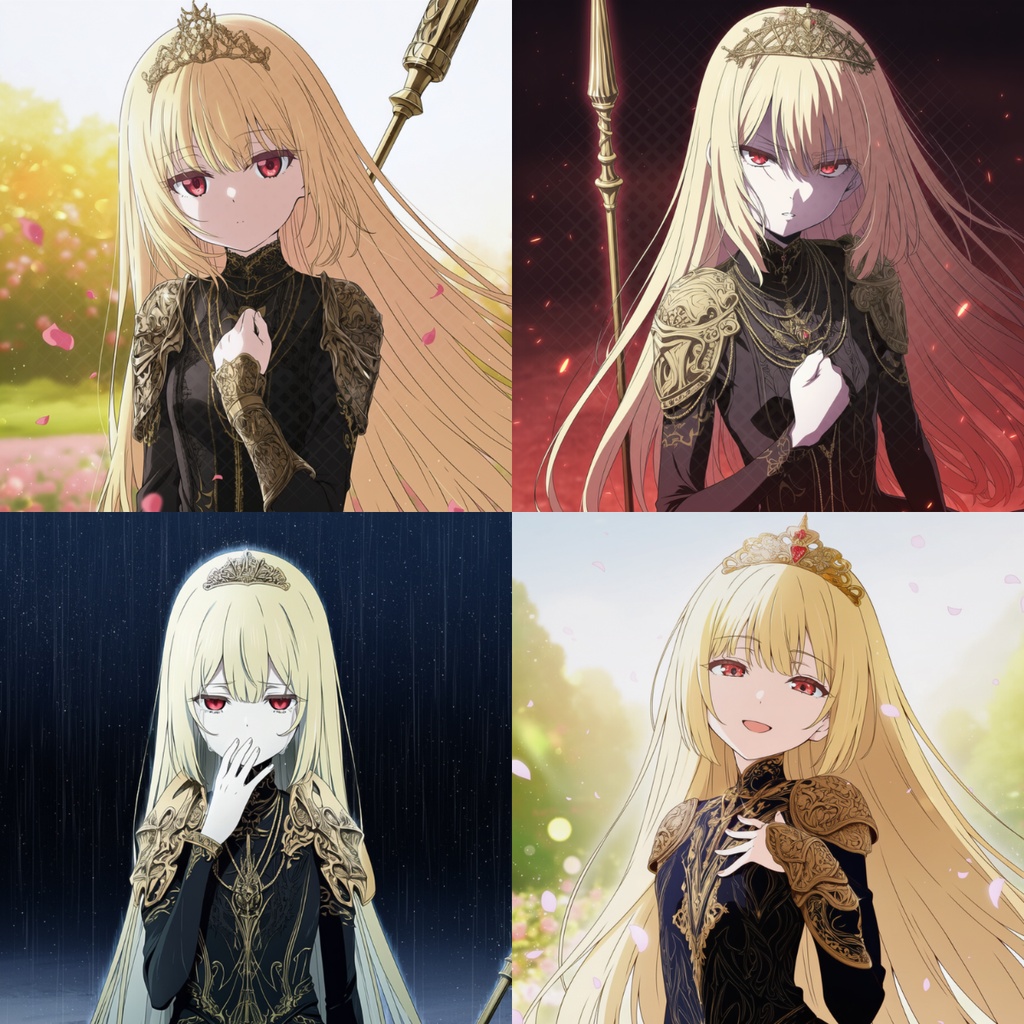 【オリジナル】指揮官機オーレリア ― 四つの感情 ― アイコン4枚セット