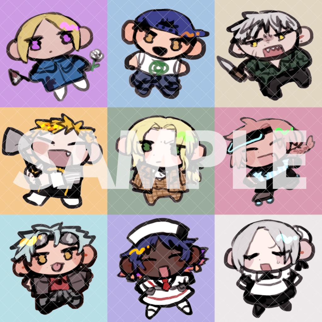 【即日納品可】ミニキャラオーダー