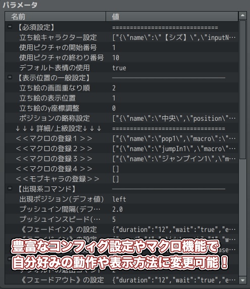 立ち絵プラグイン「TRP_Skit」(for RPGツクールMV)