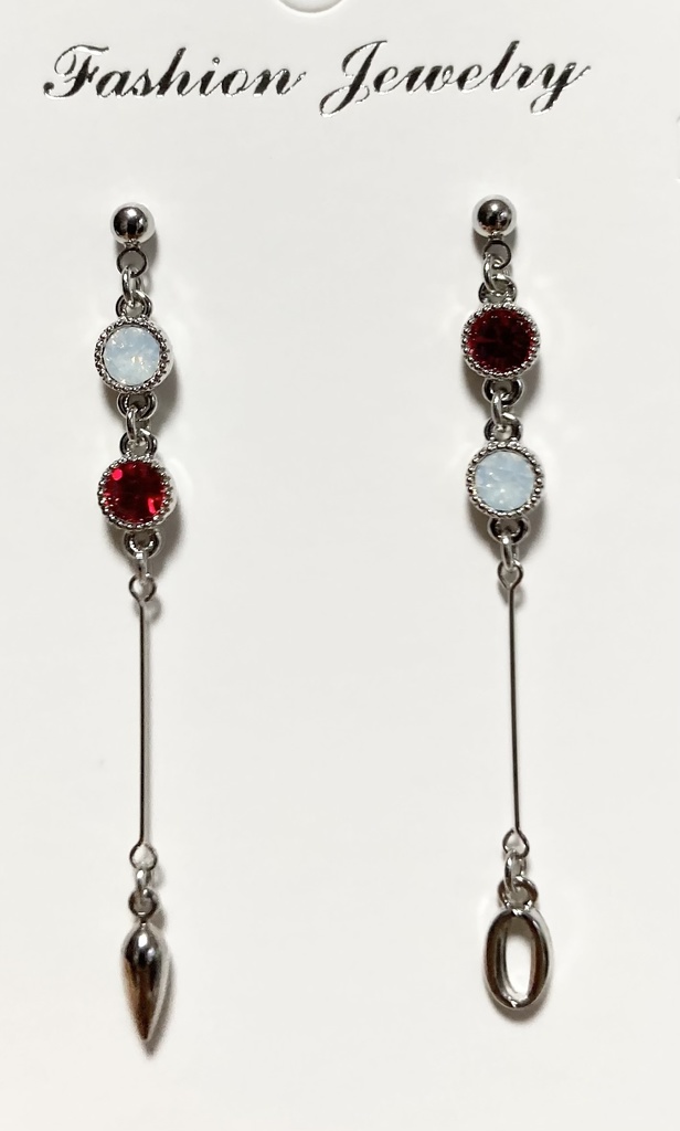 赤安イメージピアス　イヤリング変更可能