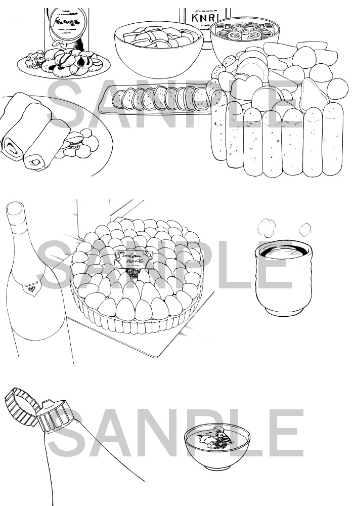食べ物①詰め合わせ(17カット)