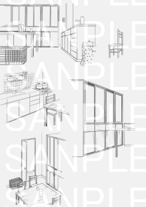 畳部屋・キッチン・廊下・庭・風呂セット/28カット