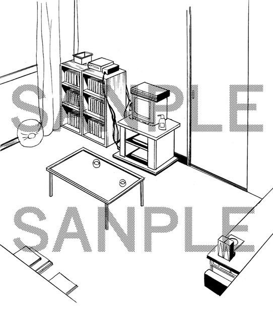 【セット】アパートA1~A5×73カット+自転車(おまけ)