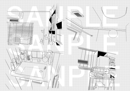 天井②(他時間経過コマ)×19カット