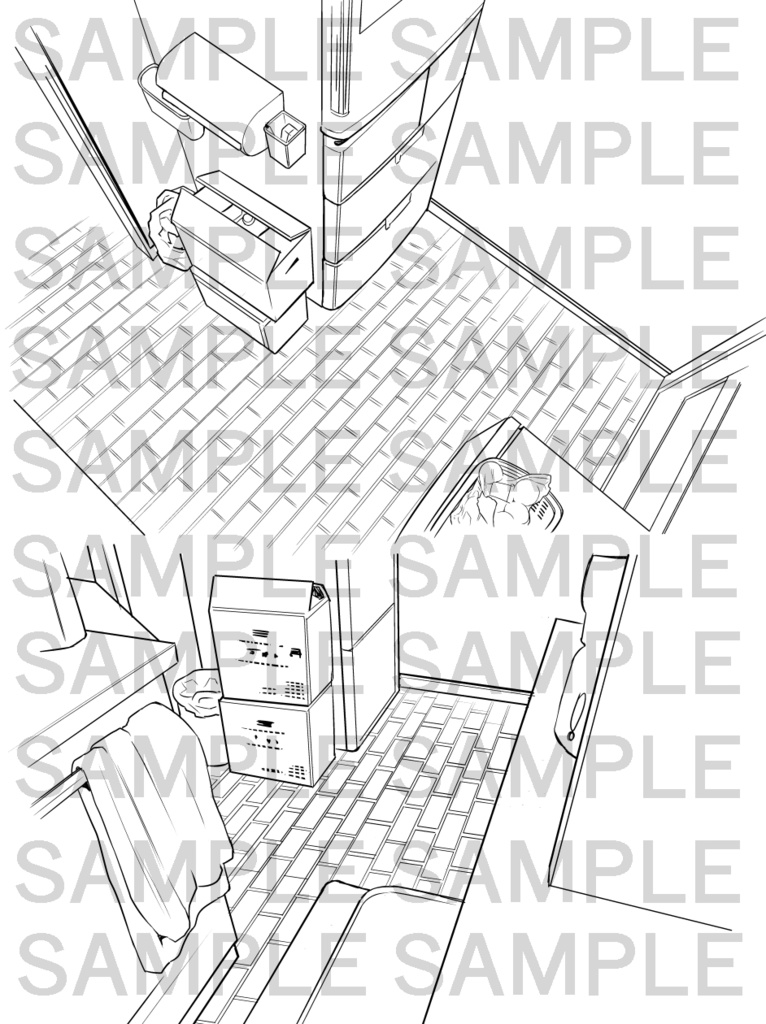 田舎の一軒家A-3×16カット