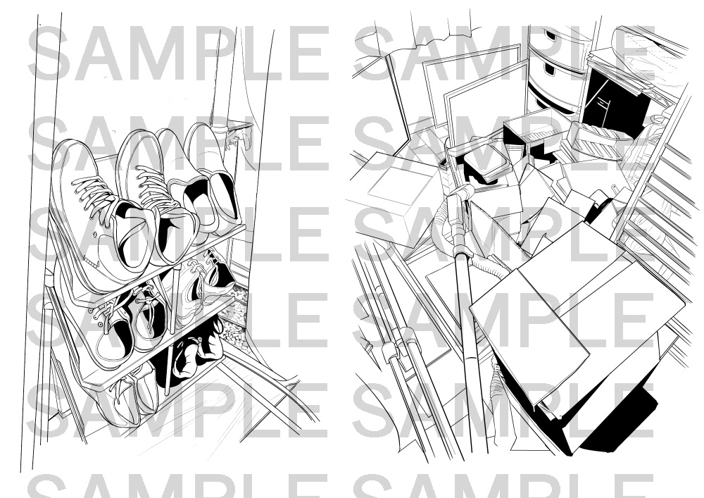 田舎の一軒家A-3×16カット