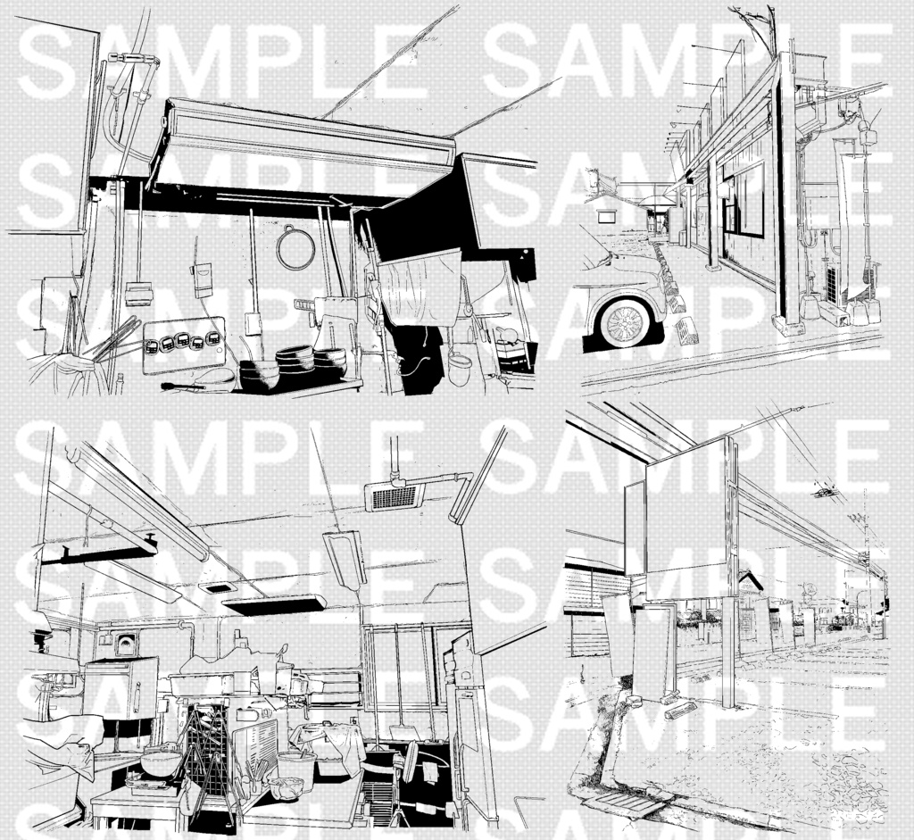 飲食店①×20カット