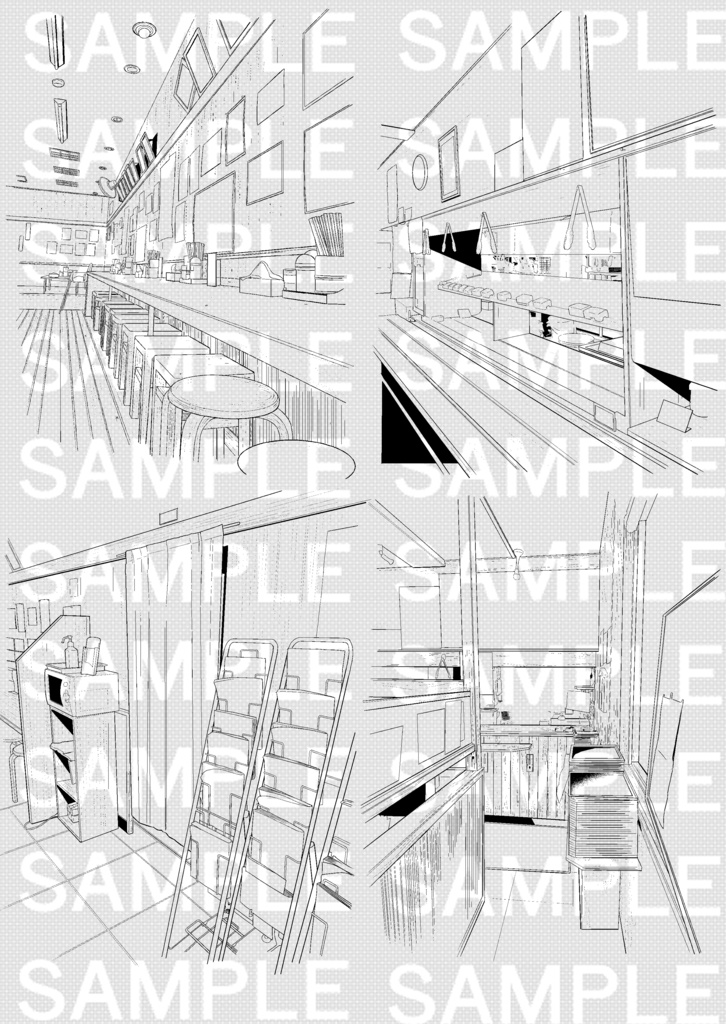 飲食店①×20カット