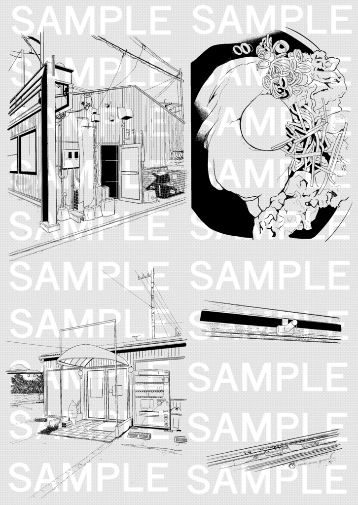 飲食店①×20カット