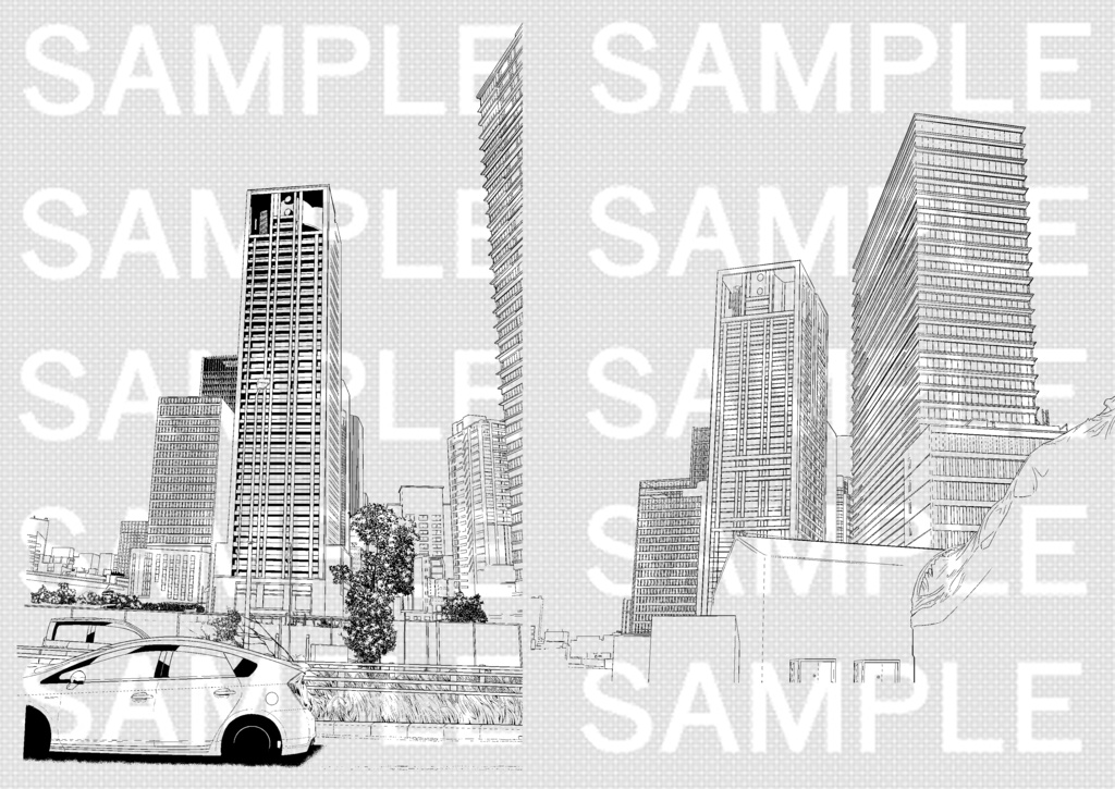 都会①×21カット