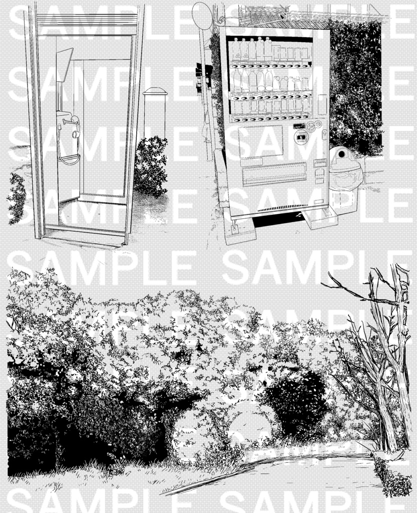 自然物・自動販機・電話ボックス他×14カット