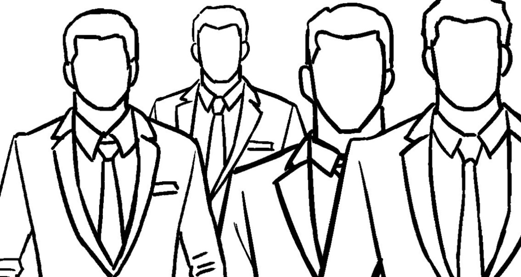 モブ(男スーツと女)①×38体